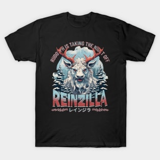 Reinzilla The King of Xmas Reindeer T-Shirt